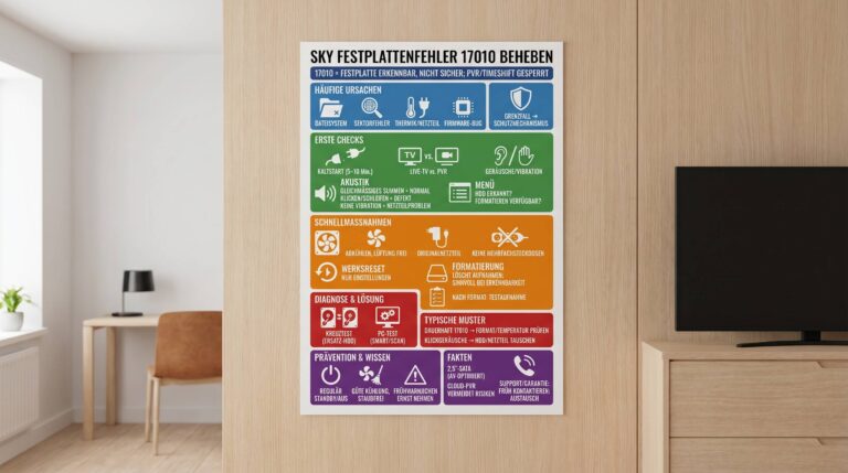 Sky Festplattenfehler 17010 beheben: Ursachen, Diagnose und Lösungen ...